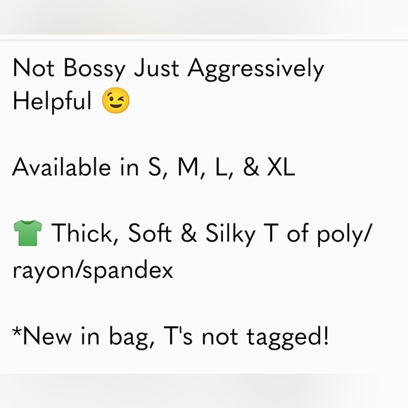 Not Bossy T 😂 Unisex - Picture 2 of 2